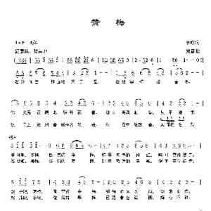 赞梅_歌谱投稿_词曲:李咏 波音