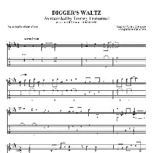 tommy emmanuel diggers waltz 吉他谱 tommy emmanuel