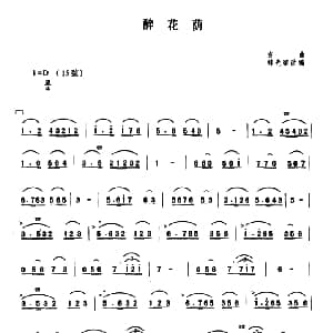 二胡谱 | 醉花阴 古曲 林光璇改编