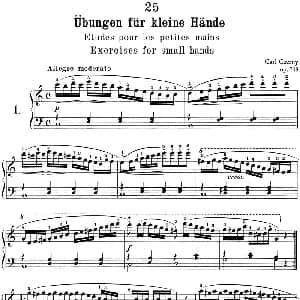 25首车尔尼Op.748练习曲 钢琴谱 车尔尼