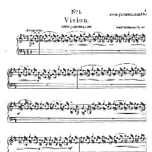 Charakterskizzen Op.40 钢琴谱 约瑟夫 卡西马 霍夫曼 Josef Casimir Hofmann