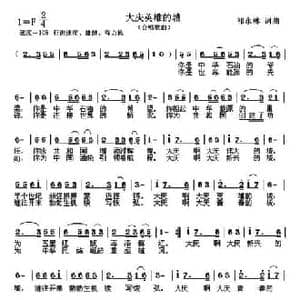 大庆英雄的城_民歌简谱_词曲:祁永林 祁永林