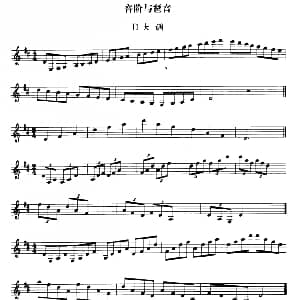 单簧管考级教材 第四级 陈新主编