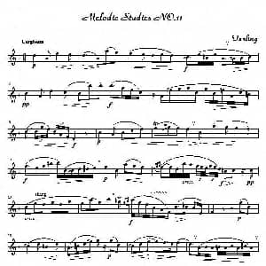 萨克斯谱 | 四十八首旋律练习曲之十一