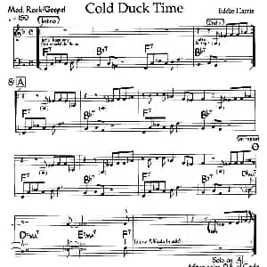 Cold Duck Time 钢琴谱