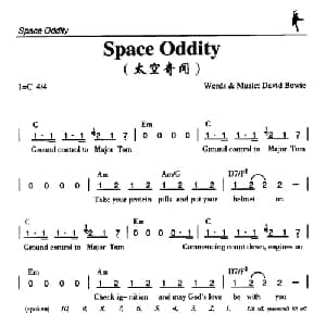 Space Oddity_外国歌谱
