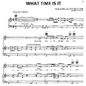 What Time Is In 美国 _外国歌谱