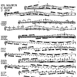 萨克斯谱 | 五线谱音阶练习 P8 12