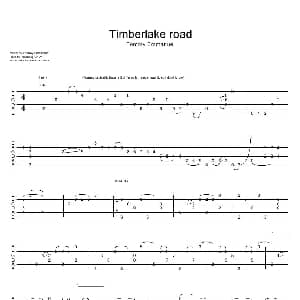 tommy emmanuel timberlake road 吉他谱