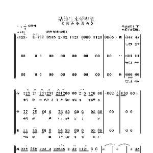 姑娘生来爱唱歌_歌曲简谱_词曲:金重词 朱顺宝合唱