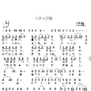 山乡天使情_歌谱投稿_词曲:韩雪 张恽文
