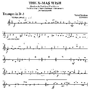 THE X MAS WISH 第三降B小号分谱