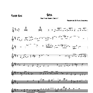萨克斯谱 | Spin 次中音萨克斯