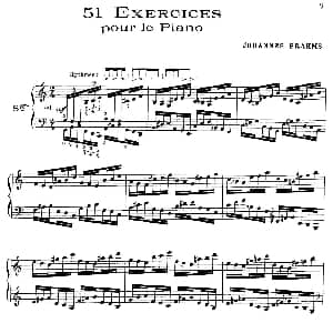 51 Exercises, WoO 6 钢琴谱 Brahms Johannes 勃拉姆斯