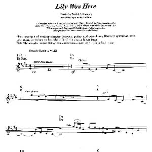 萨克斯谱 | Lily Was Here 莉莉曾在这里 凯迪杜菲