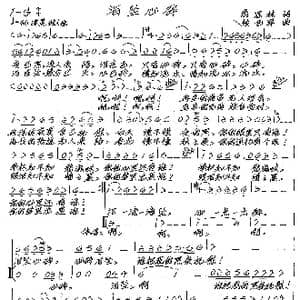 泪坠心碎_歌谱投稿_词曲:萧思林 张艺军