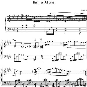Hello Alone 钢琴谱 Animenz