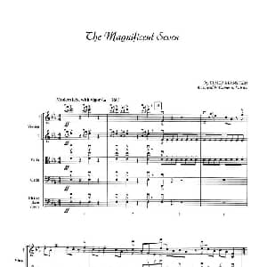 小提琴谱 | The Magnificent Seven 弦乐五重奏 ELMER BERNSTEIN