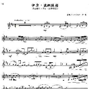 小提琴谱 | 伊尔 波斯提诺 选自影片 伊尔 波斯提诺 路易斯 巴卡洛夫