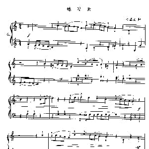 练习曲 钢琴谱 杰基克