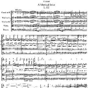 Mozart A Musical Joke,K.522 _歌谱投稿
