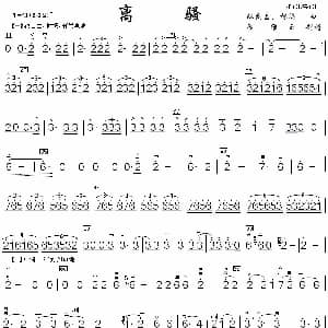 二胡谱 | 离骚 姚盛昌 林聪