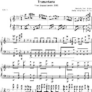 Tramuntana 钢琴谱 Tonci Huljic