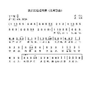 我在江边看风景_歌曲简谱_词曲:袁龙 袁龙