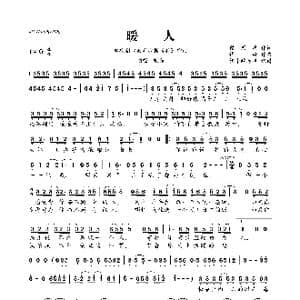 暖人_歌曲简谱_词曲:段思思 谭旋