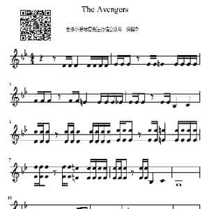 The Avengers小提琴谱｜复仇者联盟小提琴谱_歌曲简谱_词曲:复仇者联盟 复仇者联盟