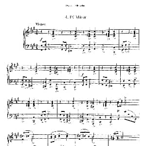 12 Silhouettes Op.8 钢琴谱 安东宁 德沃夏克