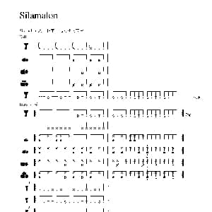 Silamalon 非洲手鼓谱