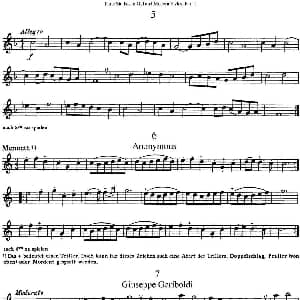 长笛曲谱 | 斯勒新老风格长笛练习重奏曲 第一部分 NO.5 NO.7 Siegfried Thiele S. 斯勒