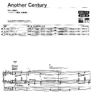 电子琴谱 | Another Century 双排键电子琴谱