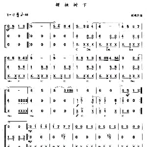 口琴谱 | 樱桃树下 南美乐曲 口琴乐队合奏