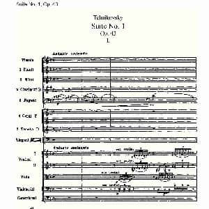 Suite No.1, Op.43 第一套曲,Op.43第一乐章 一