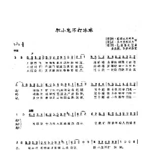 ​17胆小鬼不打冰球 俄罗斯 _外国歌谱_词曲:谢 格瑞本尼柯夫,尼 多布朗拉沃夫 阿 巴赫慕托娃