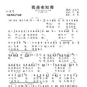 我是老知青_歌曲简谱_词曲:王爱英 万隆