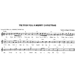 WE WISH YOU MERRY CHRISTMAS_外国歌谱