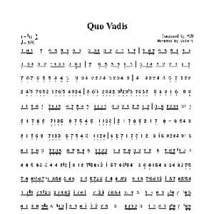 Quo Vadis_歌谱投稿_词曲: M2U