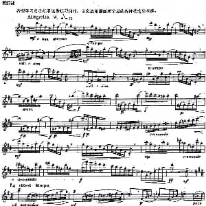 长笛曲谱 | 长笛练习曲100课之第97课 各种技法练习曲