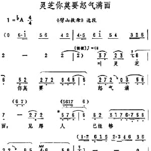 评剧谱 | 灵芝你莫要怒气满面 劈山救母 选段 筱俊亭