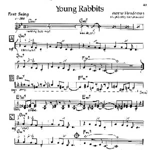 Young Rabbits 钢琴谱