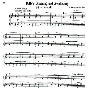 Dolly's Dreaming and Awakening 钢琴谱