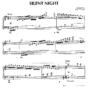 Silent Night 钢琴谱 美 大卫 兰兹 David Lanz