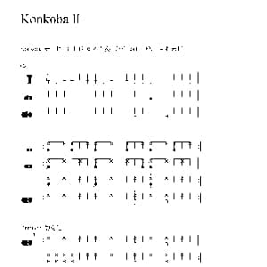 Konkoba II 非洲手鼓谱
