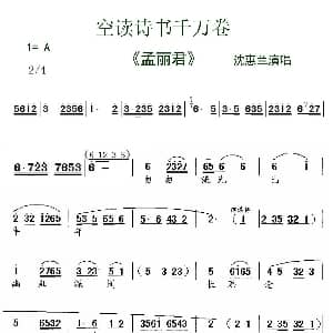 锡剧 空读诗书千万卷 孟丽君 选段 沈惠兰 武进锡剧团 武进锡剧团