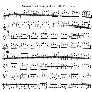 小提琴谱 | The YOST SYSTEM "Exercises for Change of Position" 换把练习曲 2 盖洛德 尤斯特