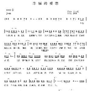 幸福的爱恋_歌曲简谱_词曲:梦琪 天子俊