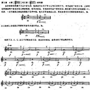 长笛曲谱 | 长笛练习曲100课之第3课 A音与G音的吹奏